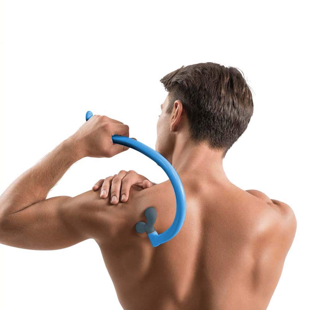 Buy now Self Massage Tool - Original Trigger Point Therapy for Back and Neck, Lower Back Massager, Myofascial Release Tool & Deep Tissue Muscle Massage Stick, Shoulder,Leg,Feet, Blue at indiglob india