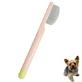 Stainless Steel Dog Eye Comb, Puppy Flea Brush (Pink)