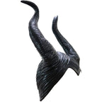 Buy now Uranshin Halloween Maleficent Horns Maleficent Costume, Black Long Women Horns Queen Hat, Deluxe Magic Witch Headpiece Headdress for Women Adults at indiglob india