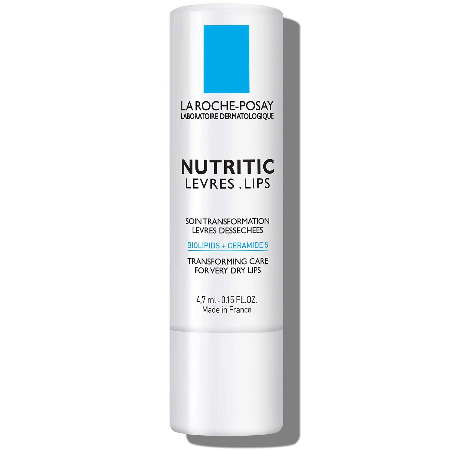 Buy now La Roche-Posay Nutritic Lip Balm for Very Dry Lips, Soothes and Repairs Chapped Lips with Shea Butter and Ceramides, 0.15 Fl Oz (Pack of 1) at indiglob india
