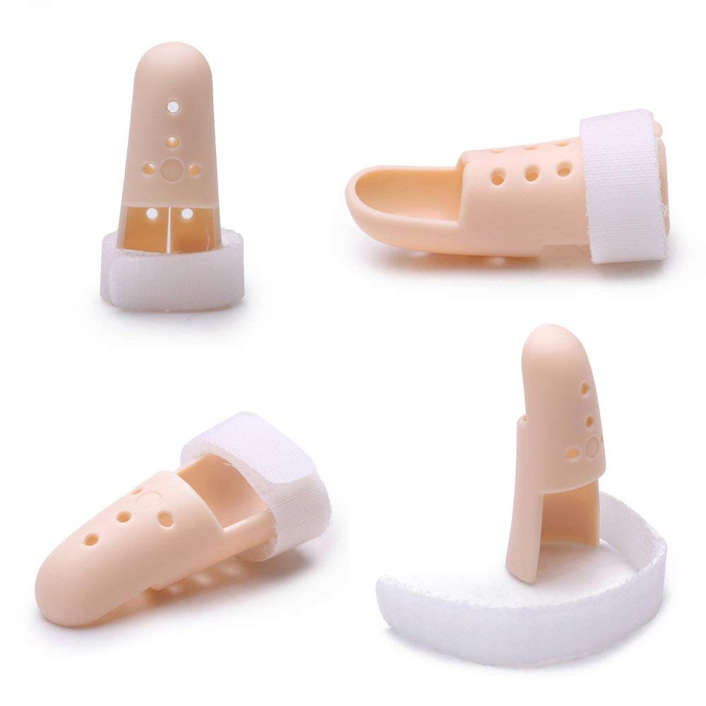 Buy now Thinvik [2 Pack Plastic Mallet DIP Finger Support Brace Splint Joint Protection Injury - Knuckle Circumference 60-65mm at indiglob india