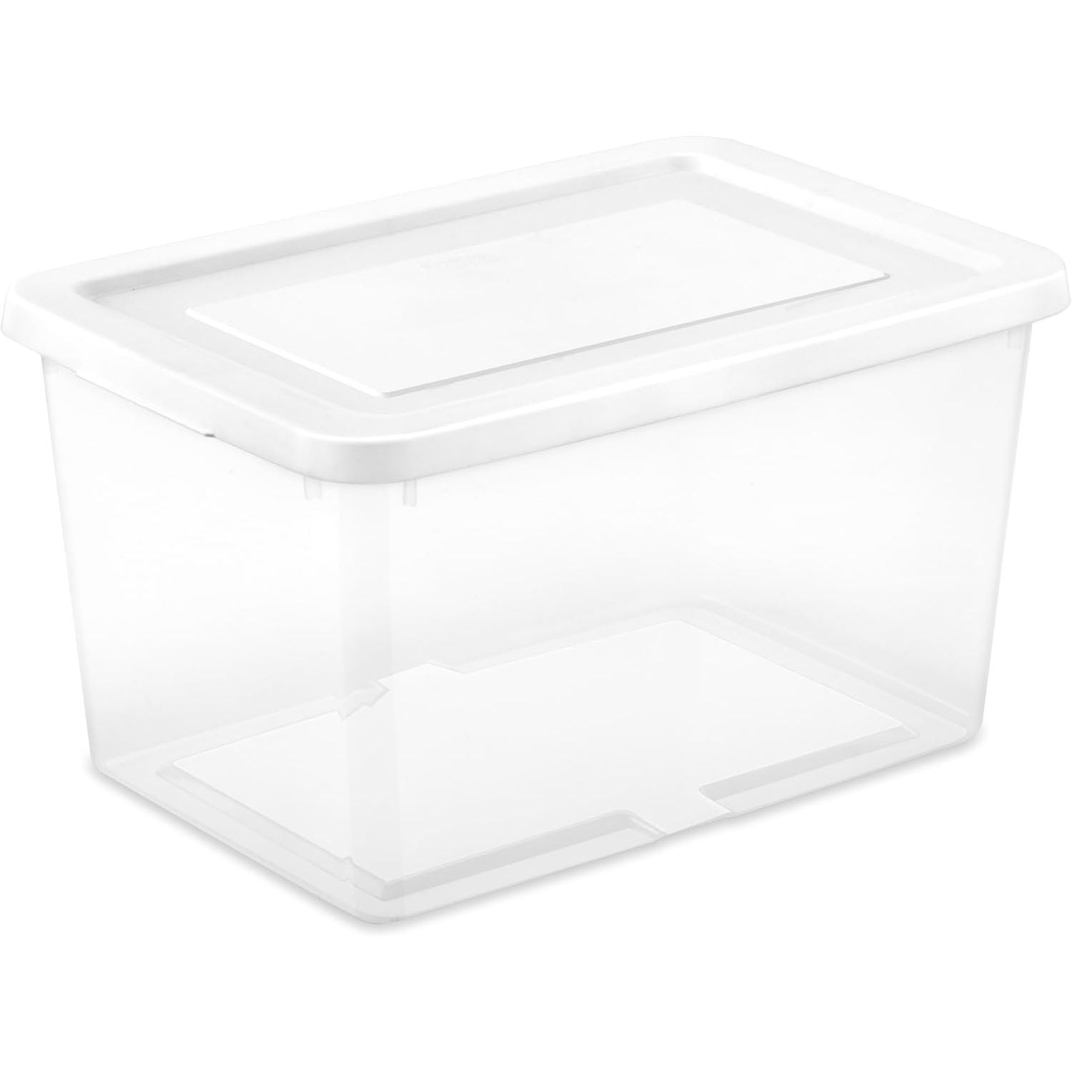 Buy now Sterilite 24-Pack 6 Quart Storage Box, Stackable Clear Plastic Bins with Snap-On Lids - Heavy-Duty Organizing Containers for Closet, Bathroom, and Office 20 Quart 24 Pack at indiglob india