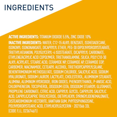 Buy now CeraVe Hydrating Mineral Sunscreen SPF 30 with Sheer Tint, Tinted Mineral Sunscreen with Zinc Oxide & Titanium Dioxide, Blends Seamlessly For Healthy Glow, Deep, 1.7 Oz at indiglob india