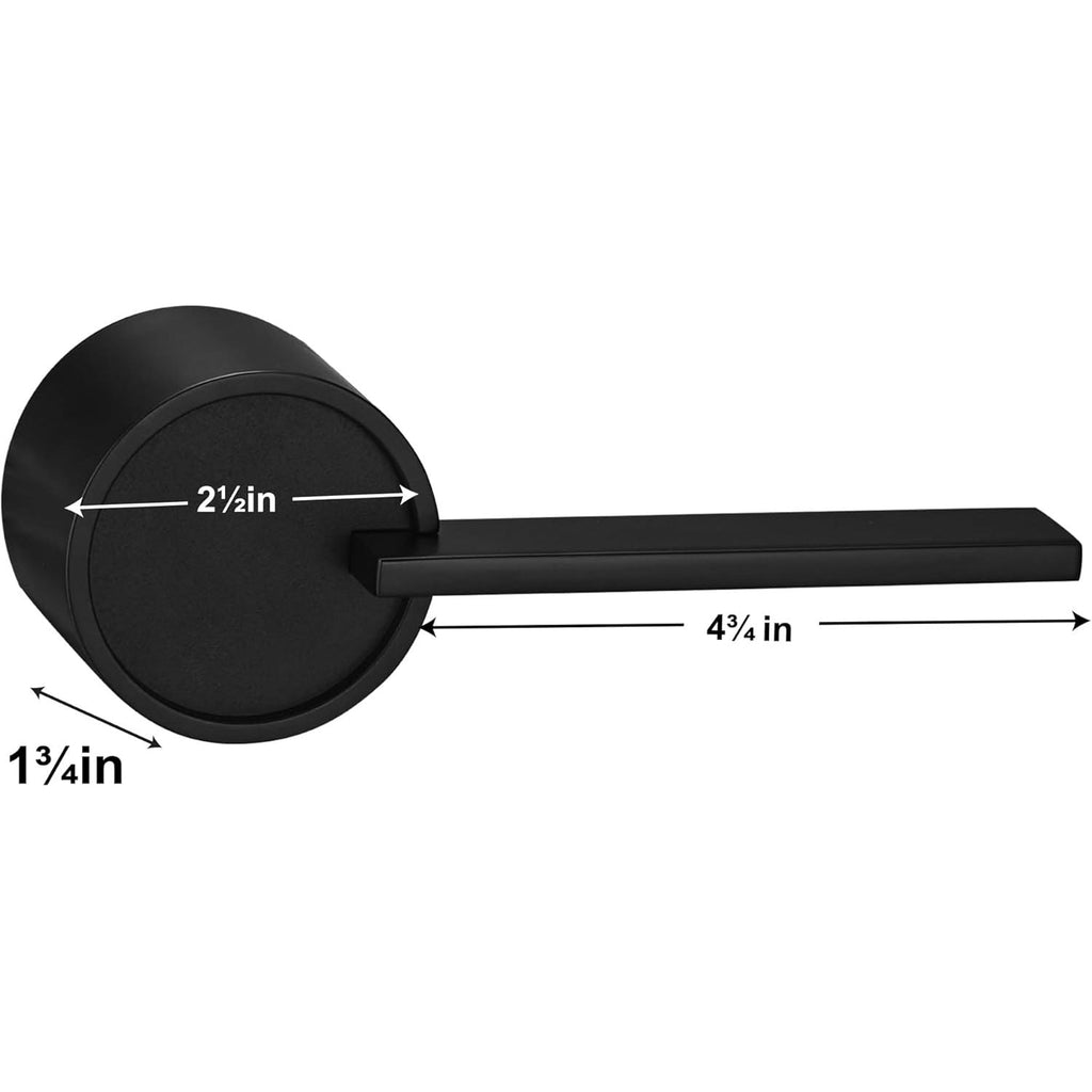 Buy now Berlin Modisch Zero Gravity Urban Series Dummy Lever Door Handle Pack of 2 Non-Turning Single Side Pull Only Lever Set [for Closet or French Doors] Heavy Duty – Iron Black Finish at indiglob india
