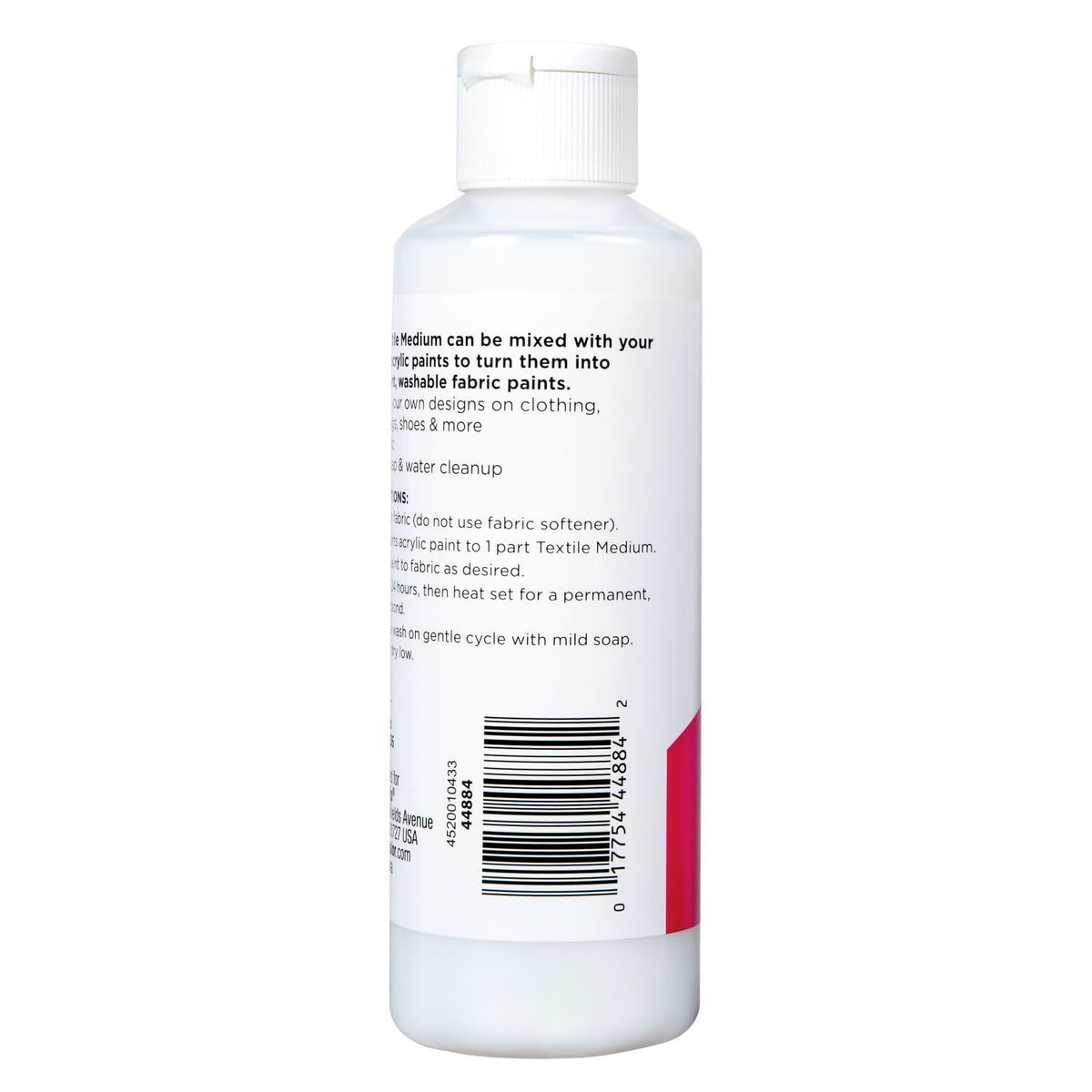 Tulip Textile Medium, Makes Acrylic Paint Permanent on Fabric, 8 fl. oz.