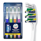 Buy now Oral-B Toothbrush, Vibrating Plaque Remover Pulsar, Vibrating Battery Toothbrush, Soft, 4 Count at indiglob india