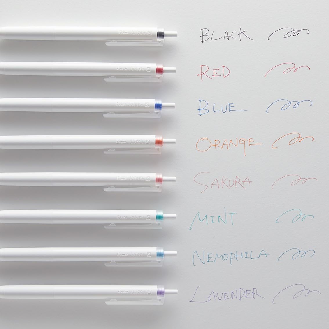 Pilot Gel Ballpoint Pen, Juice Plus, 0.4, Set of 8 Colors, LJL148C PILOT