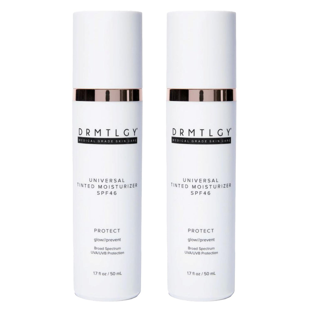 DRMTLGY Universal Tinted Moisturizer SPF 46, Dewy Tinted Sunscreen