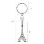Buy now baotongle 15pcs Eiffel Tower Keyring, Paris Eiffel Tower Keychains 3-D Key Ring French Souvenirs Retro Adornment Cute Lovely Decorative Metal Craft Art Statue Model for Table Decor Gifts Silver at indiglob india