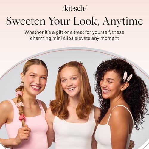 Buy now Kitsch Cherry Small Hair Clips for Women â€“ Rhinestones Small Claw Clips | Electroplated Metal Springs and Anti-Rust Finish | Strong Hold for Updo and Cute Half Up Styles | Ideal Gifts for Women - 2pcs at indiglob india