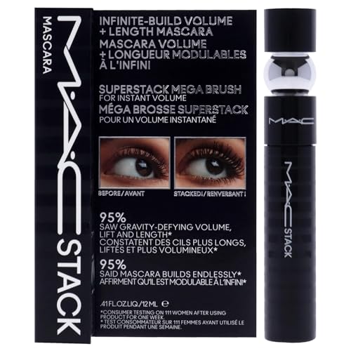 Buy now MAC MAC Stack Mascara Superstack Macro Brush Mascara Women 0.41 oz at indiglob india