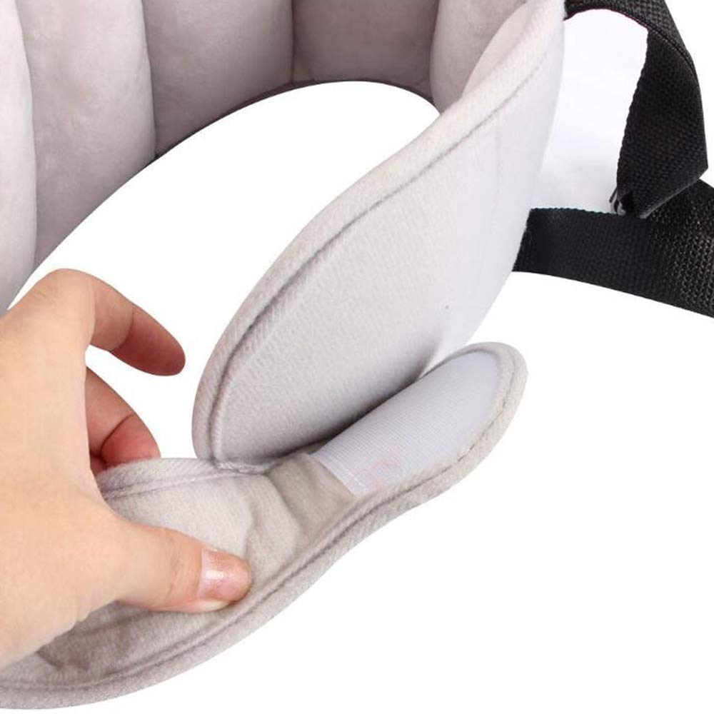 Buy now Car Head Support Toddle Car Neck Relief Baby Child Car Seat Adjustable Head and Neck Support Band - A Comfortable Sleep Solution, Gray at indiglob india