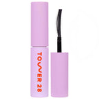 Tower 28 Mini MakeWaves Lengthening & Volumizing Mascara, Jet (0.18 oz) | Travel Size Vegan Black Mascara for Sensitive Eyes with Aquaflex Tech, Water-Resistant & Smudge-Free Hypoallergenic Mascara