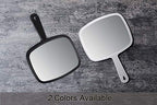 Buy now PROTECLE Hand Mirror, 10.3" L x 7.4" W Salon Barber Hairdressing Handheld Mirror with Handle, Square Black at indiglob india
