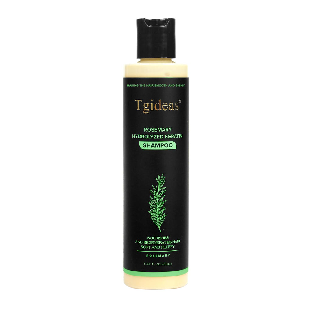 Rosemary Biotin Volumizing Shampoo for Thinning Hair, 7.4 Fl Oz | Keratin Strengthening, Helps Boost Volume, Reduce Breakage, Nourishes Scalp, Color-Treated Hair Safe Vegan, Gentle Daily Care