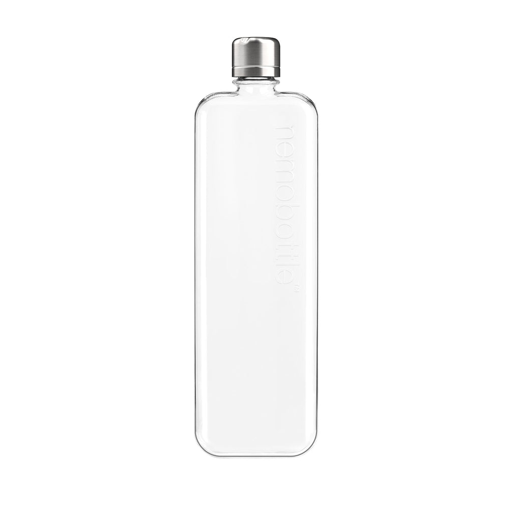 Buy now memobottle Slim - 15oz (450ml) - Sleek, Slim & Flat Water Bottle for Bags, Laptops & Books | BPA Free Tritan | Modern, Minimalist | Ideal for Gym & Daily Use at indiglob india