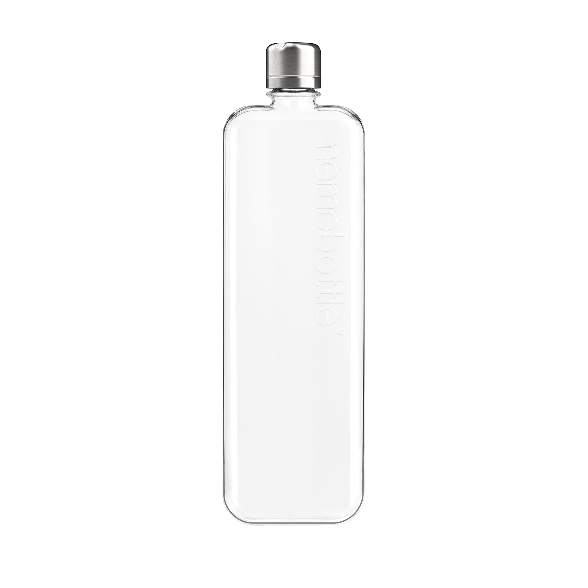 Buy now memobottle Slim - 15oz (450ml) - Sleek, Slim & Flat Water Bottle for Bags, Laptops & Books | BPA Free Tritan | Modern, Minimalist | Ideal for Gym & Daily Use at indiglob india