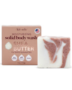 Buy now Kitsch Shea Butter Exfoliating Body Wash Bar â€“ Moisturizing Bar Soap & Gentle Soap Bar with Plant-Based Exfoliants â€“ Hydrates, Softens & Soothes Skin â€“ Paraben, Silicone & Sulfate-Free - 4 oz at indiglob india