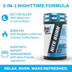 Buy now BPI Sports Nite Burn Fat Burner for Women & Men - Bed Time Fat Burner & Sleep Support â€“ Nighttime Relaxation & Metabolism Booster â€“ Keto Friendly, Weight Loss â€“ 30 Servings â€“ 640mg, Capsules at indiglob india