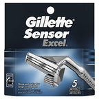 Buy now Gillette Sensor Excel Cartridges 5 Each ( Pack of 2) at indiglob india