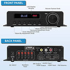 Buy now Pyle Wireless Bluetooth Home Audio Amplifier - 100W 5 Channel Home Theater Power Stereo Receiver, Surround Sound w/ HDMI, AUX, FM Antenna, Subwoofer Speaker Input, 12V Adapter, Black - PFA540BT at indiglob india