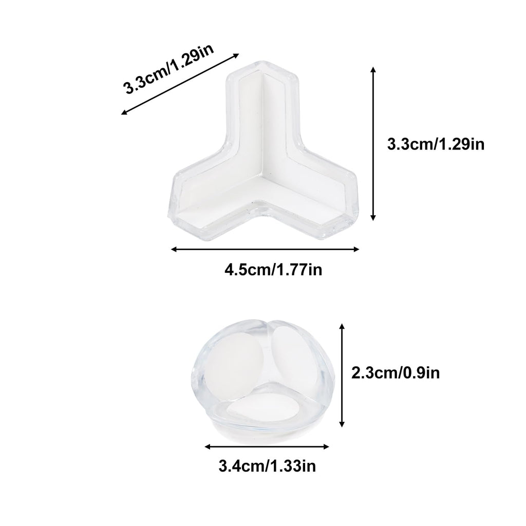 24 Pack Corner Guards Corner Protectors for Baby，Table Corner Protectors for Baby，Furniture Guards，Baby Proof Corner Protectors to Cover Sharp Furniture