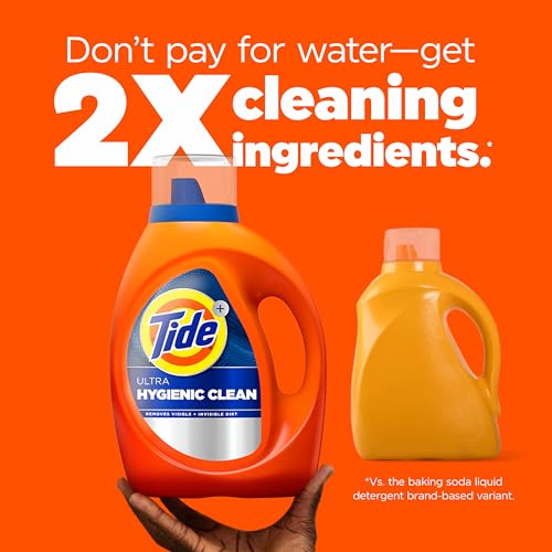 Buy now Tide Ultra Hygienic Clean Liquid Laundry Detergent, Original Scent, 132 fl oz, 94 Loads, Removes visible and invisible dirt, Laundry Detergent Liquid at indiglob india