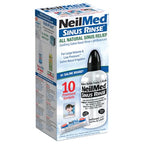 Buy now NeilMed Sinus Rinse Starter Kit with 5 Premixed Saline Packets - Large Volume Low Pressure Saline Nasal Irrigation & moisturizing Complete System at indiglob india
