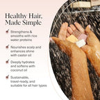 Buy now Kitsch Shampoo and Conditioner Set - 4pc Sampler Bars with Rice Water Shampoo and Conditioner, Castor Oil Shampoo & Coconut Oil Conditioner - Bottle-Free Beauty for Hair Growth, Repair & Moisture at indiglob india