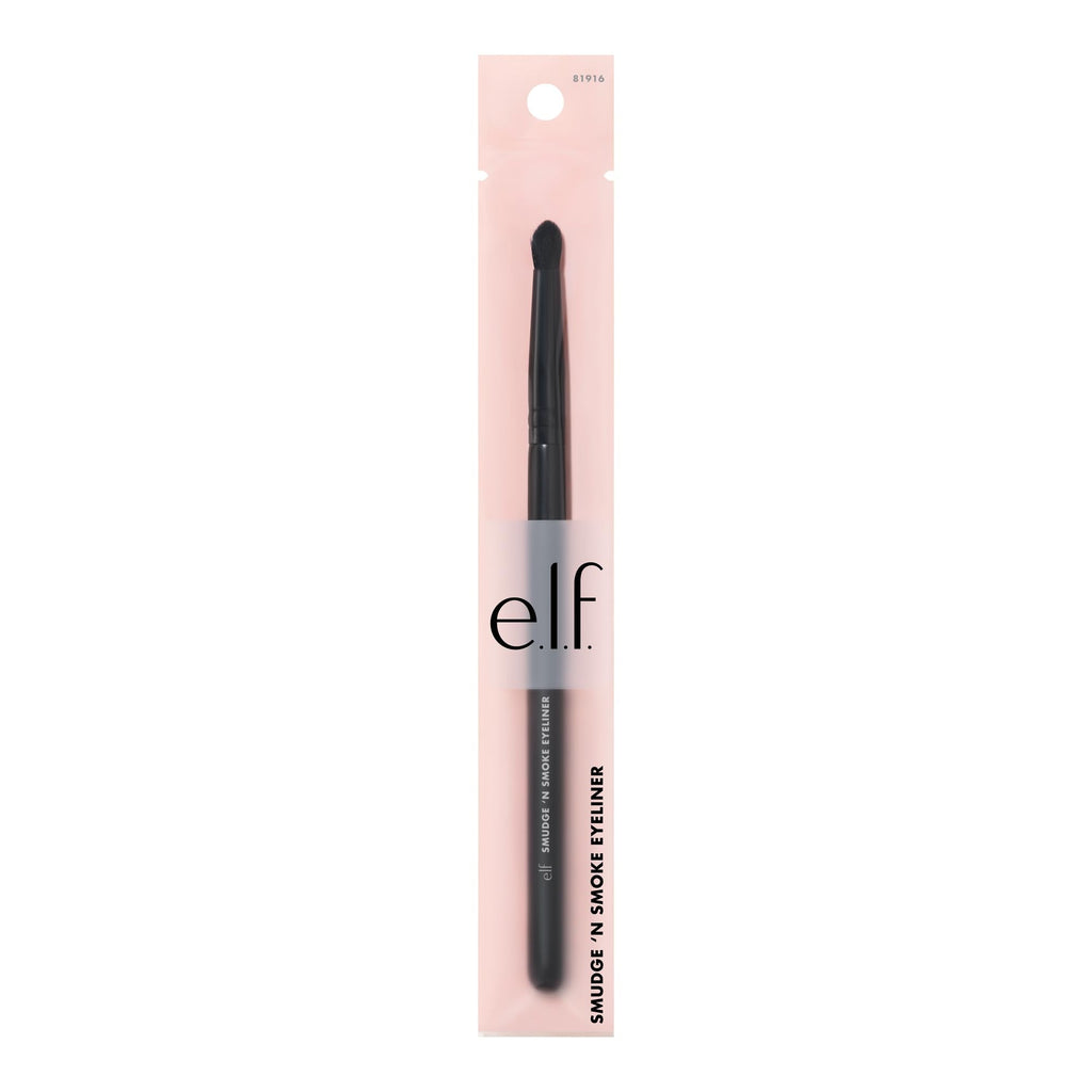 Buy now e.l.f. Smudge 'N Smoke Eyeliner Brush, Multi-Use Eyeshadow & Eyeliner Brush For Creating A Perfect Smoky Eye, Vegan & Cruelty-Free at indiglob india