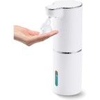 Buy now LAOPAO Soap Dispenser, Automatic Foaming Hand Soap Dispenser Touchless Rechargeable Bathroom Countertop Soap Pump for Kids Xmas Gift 300ml at indiglob india