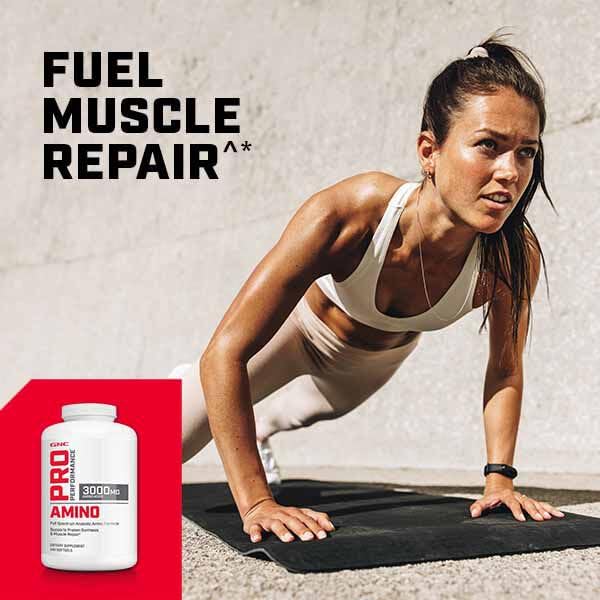 Buy now GNC Pro Performance Amino 3000mg, 240 Softgels, Supports Protein Synthesis and Muscle Repair at indiglob india