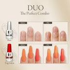 Buy now KUPA Gelfinity - Soak Off Gel - Base & Glossy Top & Matte Top Coat (No-Wipe) 0.5 Fl Oz (Clear (Base + Gloss), 0.5 Fl Oz (Pack of 2)) at indiglob india