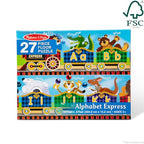 Buy now Melissa & Doug Alphabet Express Jumbo Jigsaw Floor Puzzle (27 pcs, 10 feet Long) - FSC Certified at indiglob india
