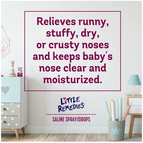 Buy now Little Remedies Little Noses Saline Spray Drops, 1 Fl Oz, Pack of 2 at indiglob india
