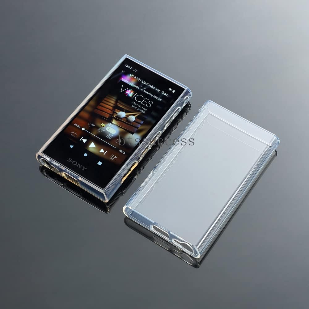 Buy now Soft Clear TPU Protective Shell Skin Case Cover for Sony Walkman NW-A300 Series NW-A306 NW-A307 (Clear case and Glass) at indiglob india
