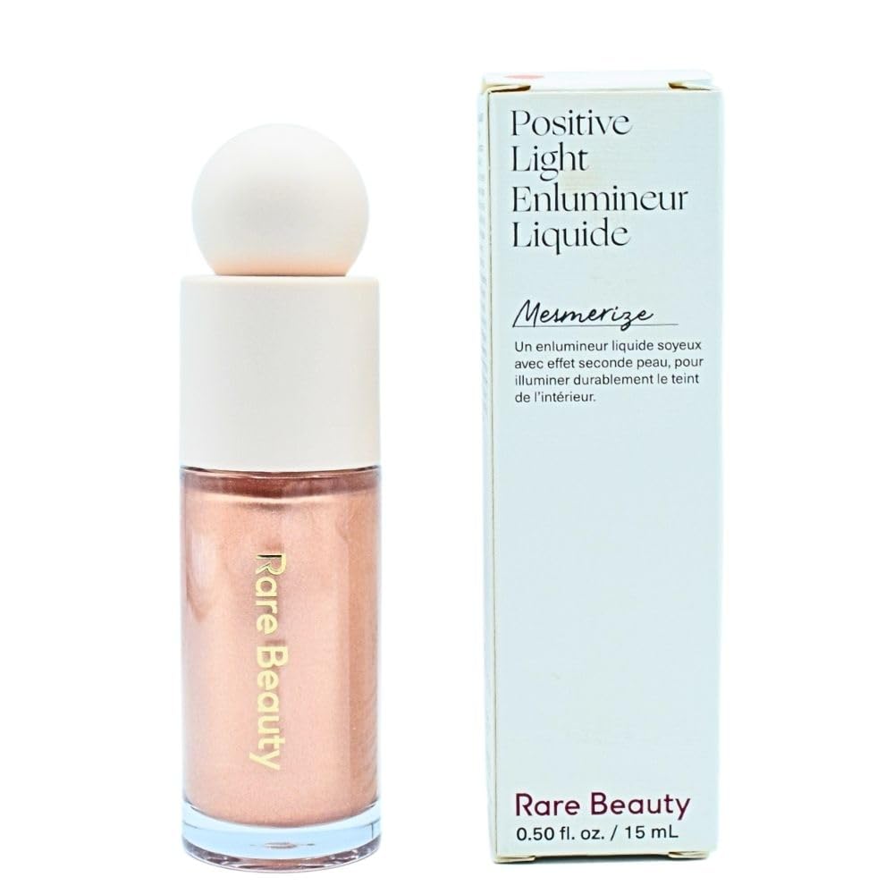 Buy now Rare Beauty by Selena Gomez Positive Light Liquid Luminizer Highlight - Enlighten - Champagne 0.5 Fl Oz (Pack of 1) Mesmerize at indiglob india