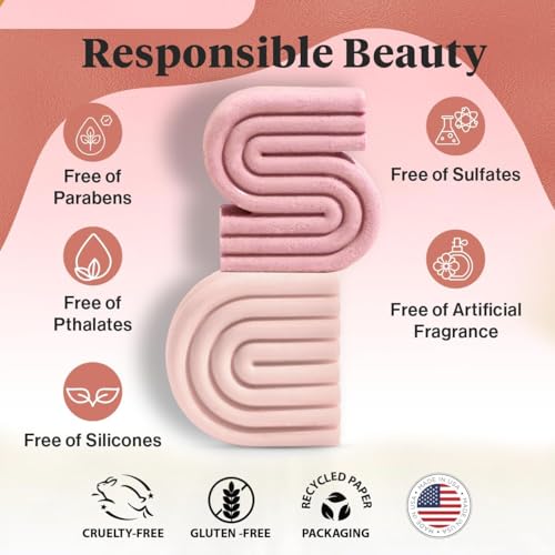 Buy now Kitsch Castor Oil Shampoo and Conditioner Set - Organic Castor Oil Hair Care for Dull & Dry Hair - Nourishing Bar Soap for Hair Growth - Free of Sulfate, Silicone, & Paraben - Made in USA - 2pcs at indiglob india