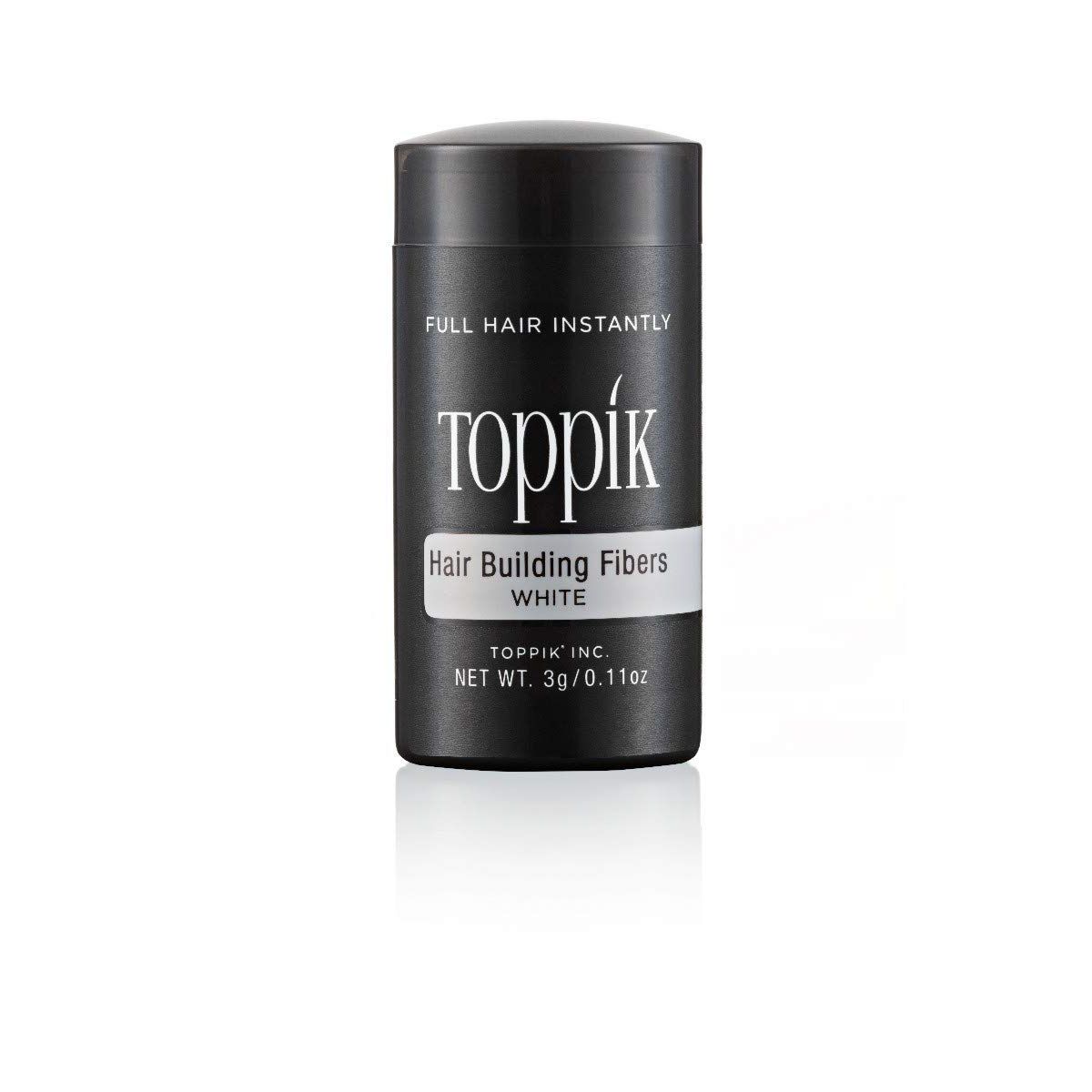 Buy now Toppik Hair Building Fibers, Fill In Fine or Thinning Hair Instantly Thicker, Fuller Looking Hair 9 Shades,4 size options White Travel Size 3g at indiglob india