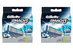 Buy now Gillette MACH3 Turbo Refill Cartridges-8 ct, 2 pk at indiglob india