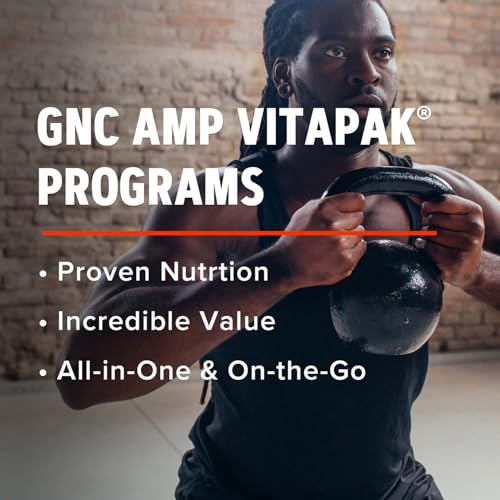 Buy now GNC AMP Menâ€™s Extreme Training Vitapak Program, 5 Products in 1, Convenient Vitamin Pack for Performance & Endurance, Adult Multivitamin, Proven Ingredients, Caffeine, Nitric Oxide, 30 Day Supply at indiglob india