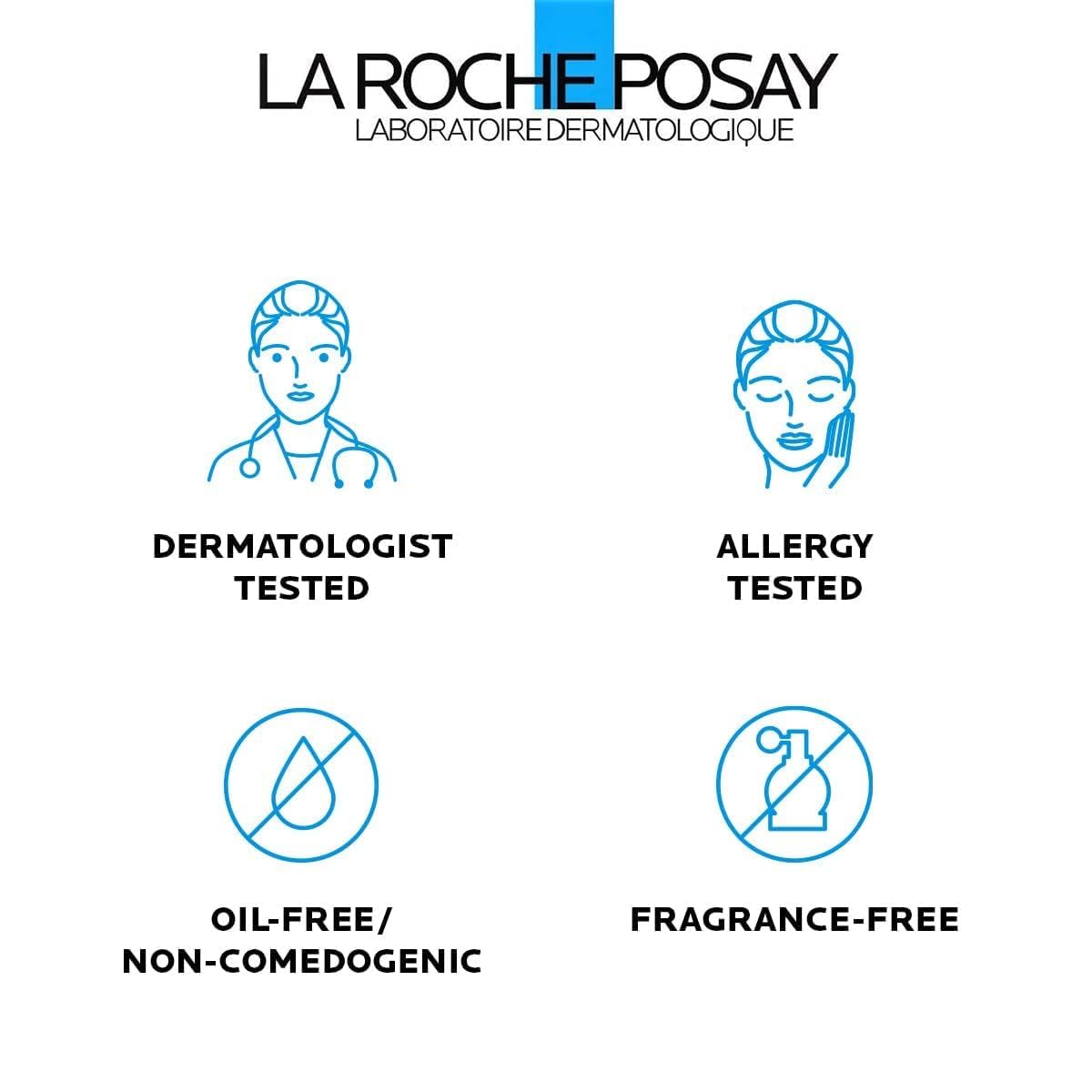 La Roche-Posay Effaclar Medicated Acne Face Wash with Salicylic Acid, 6.8oz | 2% salicylic acid cleanser with LHA and glycerin. Oil free foaming face wash helps clear acne and target excess oil.