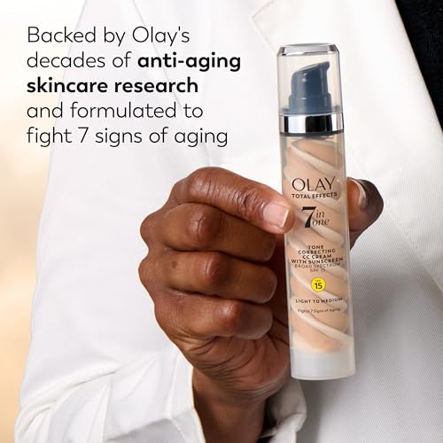 Buy now Olay Total Effects Tone Correcting Face Moisturizer with Sunscreen SPF 15, Light to Medium 1.7 Ounces at indiglob india
