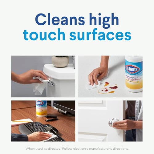 Buy now Clorox 30112 Disinfecting Wipe, Fresh/Lemon Fresh Scent (525 Count) at indiglob india