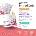 Buy now TOUCH 20% Glycolic Acid Pads Exfoliating And Resurfacing AHA Peel Face Wipes - Great for Dullness, Pores, Scars, Fine Wrinkles, Uneven Skin Tone & Texture, 50 Count at indiglob india