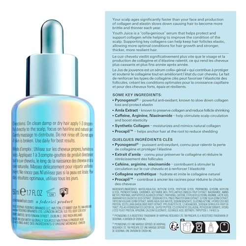 Buy now COLOR WOW Youth Juice Collagen Scalp Treatment Æ’?? Supports scalp collagen to help keep hair follicles strong and elastic | Creates optimal conditions for growth + stronger, thicker, glossy hair at indiglob india