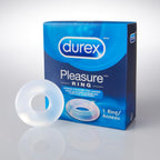 Durex Pleasure Ring - Penis Ring Stay Hard for Longer - Male Sex Toy - Erection Enhancing - Soft Cock Ring - Sexual Stimulation Device Couples - Pleasure Ring - Waterproof, 1 ct