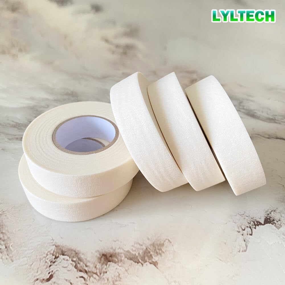 LYLTECH White Freezer Tape 5 Rolls x 3/4in x 33yd -1.5in Core