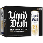 Buy now Liquid Death Sparkling Mountain Water, Real Mountain Source, Ice-Cold Cans, Infinitely Recyclable, 12 Fl Oz (Pack of 12) at indiglob india