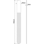 Buy now Mont Bleu Large Professional Glass Nail File - Genuine Czech Tempered Glass - Handmade in Czech Republic - Best Crystal Nail File for Natural Nails at indiglob india